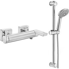 E.C.A Eca Icon Banyo Bataryası + Eca Logica Sürgülü Duş Seti Üst Takımı