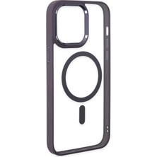 Newface Iphone 14 Pro Max Kılıf Room Magneticsafe Silikon - Derin Mor 24051