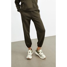 Yakamel Kadın 3 Ip Paçası Lastikli Eşofman Altı