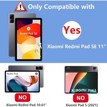 Ridata Xiaomi Redmi Pad Se 11" Uyumlu Arka Kılıf Şeffaf