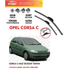 Kruger Corsa C Muz Silecek Takımı 2002 Model Araca Özel Aparat