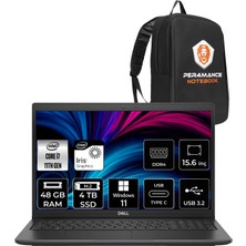Dell Latitude 3520 Intel Core I7 1165G7 48GB 4tb SSD 15.6'' Fhd W11H Taşınabilir Bilgisayar N027L352015EMEA & Per4 Çanta N027L352015EMEAP126