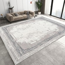 Halıcı Emin Sateen Koleksiyonu 6401 Salon Mutfak Koridor Kesme Yolluk Kaymaz Taban Yumuşak Dokulu Dokuma Halı Yolluk