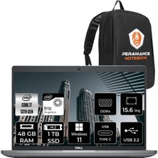 Dell Latitude 3540 Intel Core I7 1355U 48GB 1tb SSD 15.6'' Fhd Windows 11 Home Taşınabilir Bilgisayar N033L354015EMEA & Per4 Çanta N033L354015EMEAP124