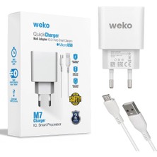 Epilons WK-21436 M7 2.1 Amper Şarj Başlık Adaptörü + Mıcro USB Kablo No:3