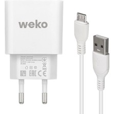 Epilons WK-21436 M7 2.1 Amper Şarj Başlık Adaptörü + Mıcro USB Kablo No:3