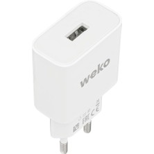 Epilons WK-21436 M7 2.1 Amper Şarj Başlık Adaptörü + Mıcro USB Kablo No:3