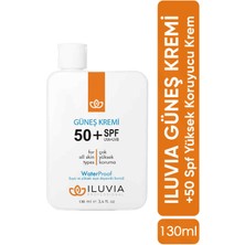 İluvia Leke Karşıtı Cilt Tonu Eşitleyici Yüksek Korumalı Yüz Ve Vücut Güneş Kremi 50 Spf 130 ml