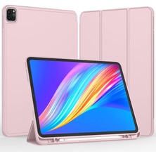 Five-E Apple iPad Pro 12.9 (2020) 4. Nesil Kalemlikli Yatay Standlı Stromix Smart Kılıf A2229 A2069 A2232 A2233