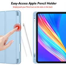 Five-E Apple iPad Pro 11 (2021) 3. Nesil Kalemlikli Yatay Standlı Stromix Smart Kılıf A2377 A2459 A2301 A2460