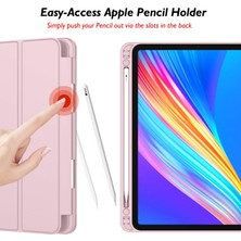 Five-E Apple iPad Pro 12.9 (2020) 4. Nesil Kalemlikli Yatay Standlı Stromix Smart Kılıf A2229 A2069 A2232 A2233