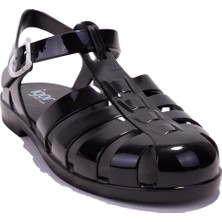 Igor S10258BB Bıarrıtz Siyah Ortopedik Günlük Kadın Sandalet
