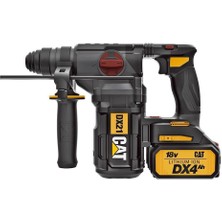 Cat DX21 Çift Akülü Şarjlı Sds-Plus Pnömatik Kırıcı ve Delici 18VOLT 4.0AH 2.2j