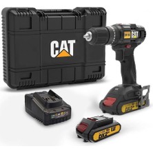 Cat DX155.1 Çift Akülü Şarjlı Darbeli Matkap 18VOLT/2.0AH