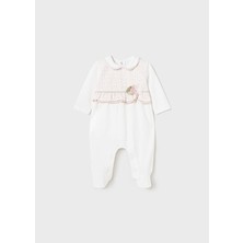 Mayoral  Uzun Tulum Kız Bebek - Mayoral - Beyaz - 1-Ay - 1705-BEYAZ-1-AY