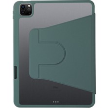 Five-E Apple iPad Pro 11 (2021) 3. Nesil Kalem Şarjına Uygun Yatay ve Dikey Standlı Kalemlikli Ninex Smart Kılıf A2459 A2301 A2460