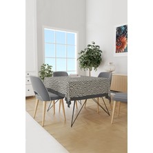 Moud's Alley 2 Desenli Süet Dertsiz Masa Örtüsü