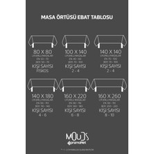 Moud's Etnik Kilim Desenli Süet Dertsiz Masa Örtüsü