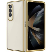 Newface Samsung Galaxy Z Fold 3 Kılıf Fold Element Kapak - Gold 24051