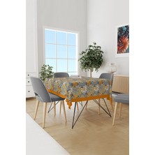 Moud's India Pattern 6 Desenli Süet Dertsiz Masa Örtüsü