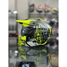 Sway X1-X Seul Warrior Yellow Kask Motozilla