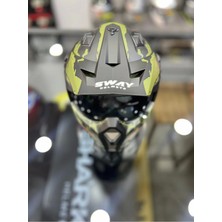 Sway X1-X Seul Warrior Yellow Kask Motozilla