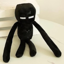 Elifeshop Ithal Kumaş Minecraft Black Enderman Karakter Figür Peluş Oyuncak Uyku & Oyun Arkadaşı 37 Cm.