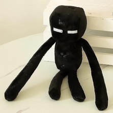 Elifeshop Ithal Kumaş Minecraft Black Enderman Karakter Figür Peluş Oyuncak Uyku & Oyun Arkadaşı 37 Cm.