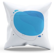 Moud's Çift Tarafı Baskılı Geo Design - 3 Desenli Süet Kırlent Kılıfı