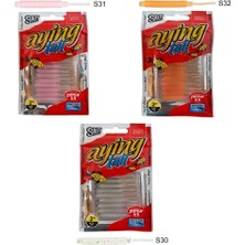 Lucky John Aying Tail 2 (5.1cm) Lrf Silikonu 12'li Paket