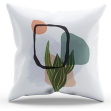 Moud's Çift Tarafı Baskılı Selha-3 Desenli Süet Kırlent Kılıfı