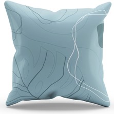 Moud's Çift Tarafı Baskılı Art 11 Desenli Süet Kırlent Kılıfı - PL911