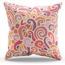 Moud's Çift Tarafı Baskılı Mix-2 Desenli Süet Kırlent Kılıfı