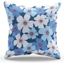 Moud's Çift Tarafı Baskılı Nowon-1 Desenli Süet Kırlent Kılıfı