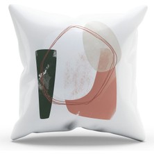 Moud's Çift Tarafı Baskılı Soft Stone - 2 Desenli Süet Kırlent Kılıfı