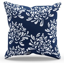 Moud's Çift Tarafı Baskılı Japanese-1 Desenli Süet Kırlent Kılıfı