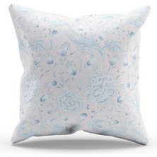 Moud's Çift Tarafı Baskılı Klasik-4 Desenli Süet Kırlent Kılıfı