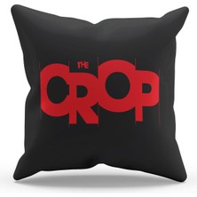 Moud's Çift Tarafı Baskılı The Crop Desenli Süet Kırlent Kılıfı