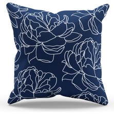 Moud's Çift Tarafı Baskılı Japanese - 3 Desenli Süet Kırlent Kılıfı