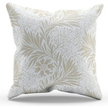 Moud's Çift Tarafı Baskılı Klasik-6 Desenli Süet Kırlent Kılıfı