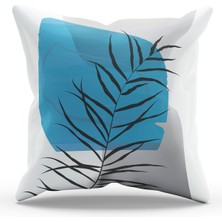 Moud's Çift Tarafı Baskılı Alye-2 Desenli Süet Kırlent Kılıfı