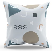 Moud's Çift Tarafı Baskılı Sofas - 2 Desenli Süet Kırlent Kılıfı