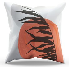 Moud's Çift Tarafı Baskılı Alye-3 Desenli Süet Kırlent Kılıfı