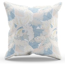 Moud's Çift Tarafı Baskılı Klasik-5 Desenli Süet Kırlent Kılıfı