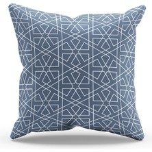 Moud's Çift Tarafı Baskılı Anadolu Kültürü - 3 Desenli Süet Kırlent Kılıfı