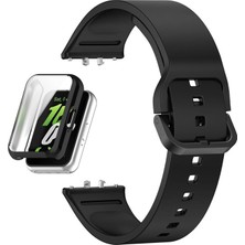 Apsuwa Samsung Galaxy Fit 3 Kordon + Ekran Koruyucu Kasa Siyah
