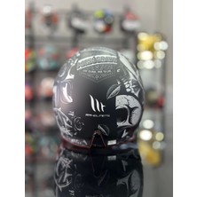 MT Helmets Le Mans 2 Sv Breakout B2 Mat Siyah Yarım Kask