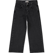 Civil Girls Kız Çocuk Pantolon Geniş Paça Füme 6-9 Yaş %100 Pamuk Günlük Stil