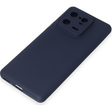 Newface Xiaomi Mi 13 Pro Kılıf Nano Içi Kadife  Silikon - Lacivert 24051