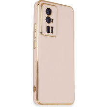 Newface Xiaomi Poco F5 Pro Kılıf Volet Silikon - Pembe 24051